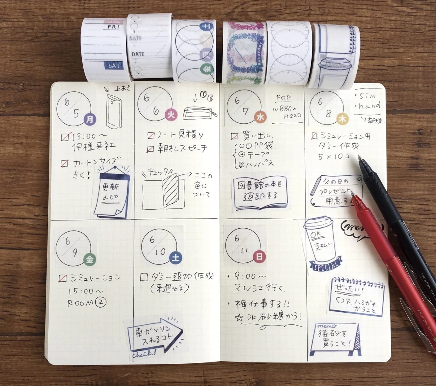 Planner Masking Tape - Notes 3 Planner Masking Tape - Notes - Image 3