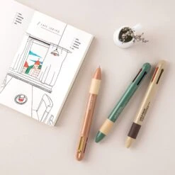 Livework LIFE & PIECES 4-Colour Ballpoint Pen [0.5mm] -Stationery Sale Store 5904