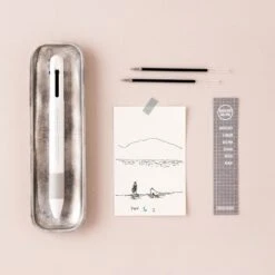 Livework LIFE & PIECES 4-Colour Gel Pen [0.4mm] -Stationery Sale Store 6197