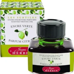 J Herbin Scented Fountain Pen Ink [Citron Green] 30ml -Stationery Sale Store 61GG5jgtnoL. AC SX679