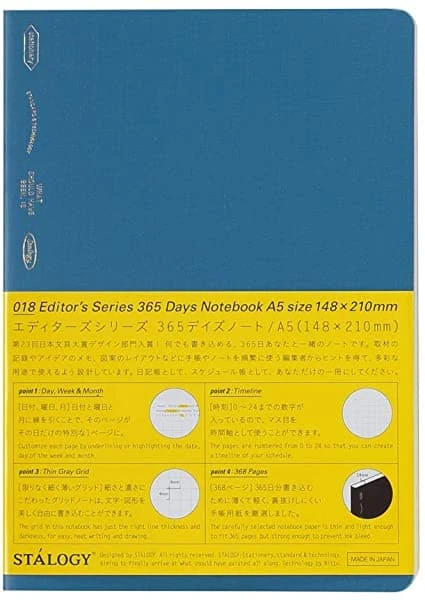 Stalogy 365Days Notebook (A5) - Grid Paper 18 Stalogy 365Days Notebook (A5) - Grid Paper - Image 18