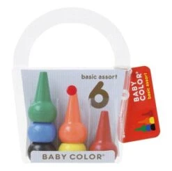 Aozora Baby Colour Crayon [6 Crayons] -Stationery Sale Store 6587289 1003