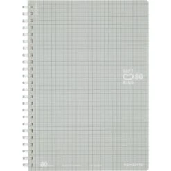 Kokuyo D Shaped Soft Ring Notebook, A5, 5mm Grid Ruled