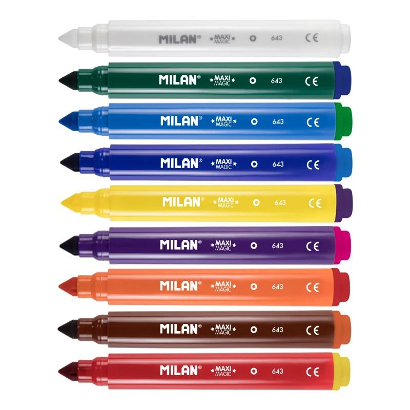 Milan Maxi Magic 8+2 Fibrepens 1 Milan Maxi Magic 8+2 Fibrepens