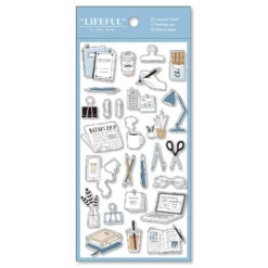 MIND WAVE Washi Planner Stickers [Study]