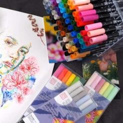 Kuretake ZIG Art & Graphic Twin Marker [4 Colour Set] -Stationery Sale Store 81bDLwS8J L. AC SL1500 b1bab591 25c7 43b0 846f c9f6d2e3a607