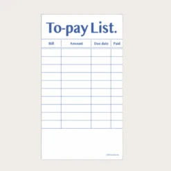 Paperian Lists To Live By Memo Pad [8 Styles] -Stationery Sale Store 82