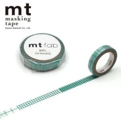 MT Masking Tape- Clear-Green Check