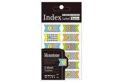 Midori -- Index Label Satin -- Monotone