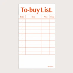 Paperian Lists To Live By Memo Pad [8 Styles] -Stationery Sale Store 85