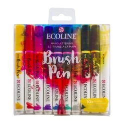 Talens Ecoline Brushpen, Set Of 10, Handlettering -Stationery Sale Store 8712079442729 43