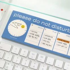 Paperian Do Not Disturb Memopad Weekly Pad