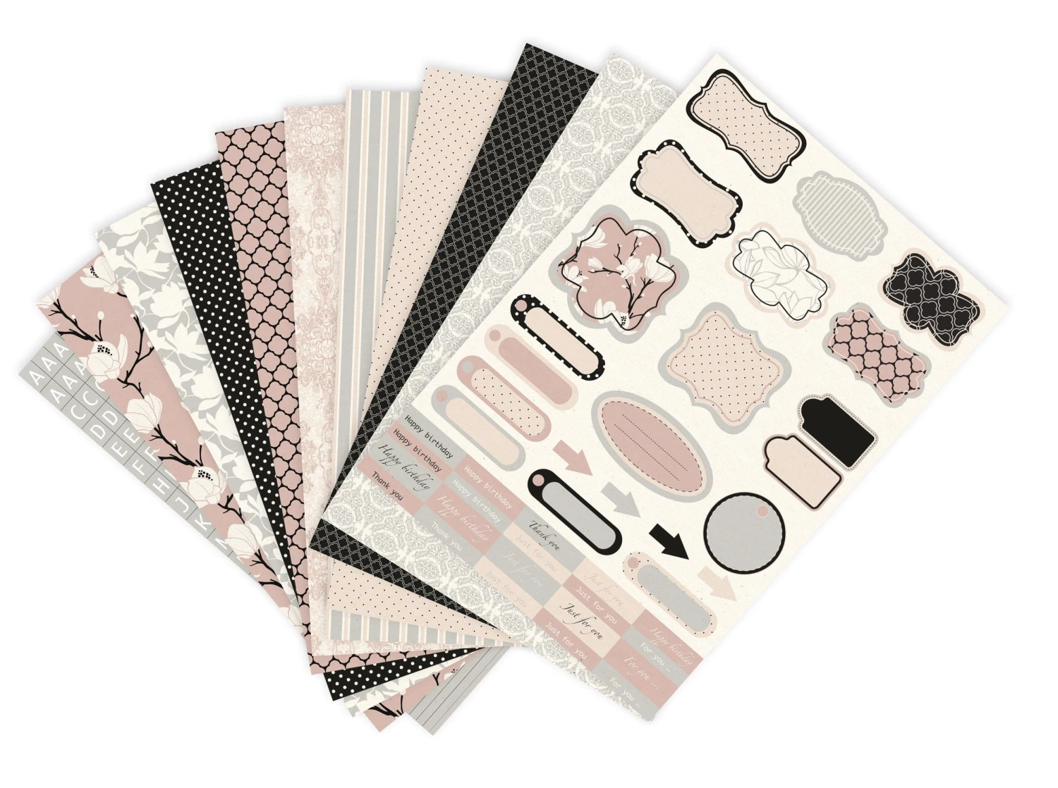 Clairefontaine Printed Paper Pad A4 (20 Sheets - Magnolia) 2 Clairefontaine Printed Paper Pad A4 (20 Sheets - Magnolia) - Image 2