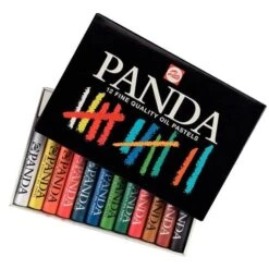 Talens Panda Oil Pastel Set | 12 Colours
