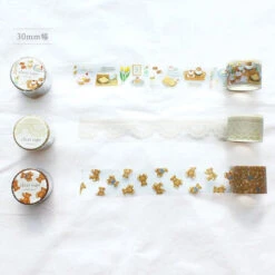 Mind Wave Clear Tape 30mm - Fluffy Bear -Stationery Sale Store 9955439 1001