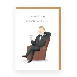 Ohh Deer 'Father's Day Licence To Chill' Greeting Card