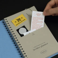 Paperian Archive Undated Weekly Planner -Stationery Sale Store Archive Spiral Undated Weekly Planner V2 02 92993