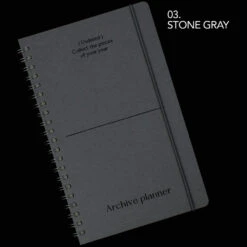 Paperian Archive Undated Weekly Planner -Stationery Sale Store Archive Spiral Undated Weekly Planner V2 11 39510