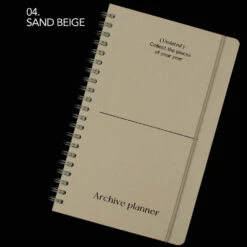 Paperian Archive Undated Weekly Planner -Stationery Sale Store Archive Spiral Undated Weekly Planner V2 12 91872