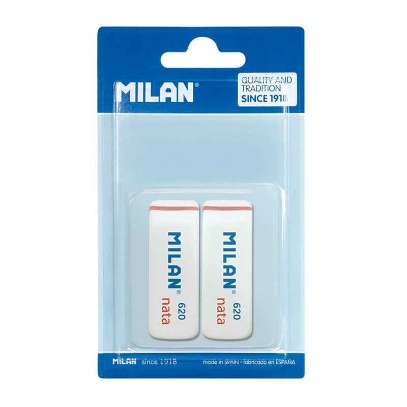 Milan 2 X Bevelled Nata® Erasers 620 4 Milan 2 X Bevelled Nata® Erasers 620 - Image 4