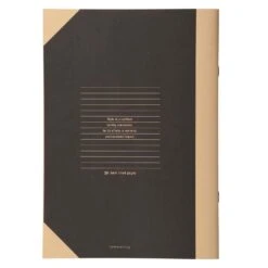 Mark's Tokyo Edge Day 5 Series Bamboo Notebook -Stationery Sale Store DAY5 NB01 BK SUB01