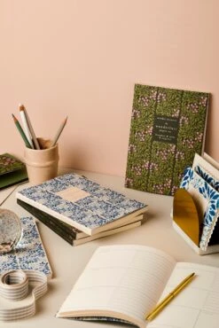 Wanderlust Blue Flora Weekly Planner -Stationery Sale Store FloraPlannersLifestyleImage scaled