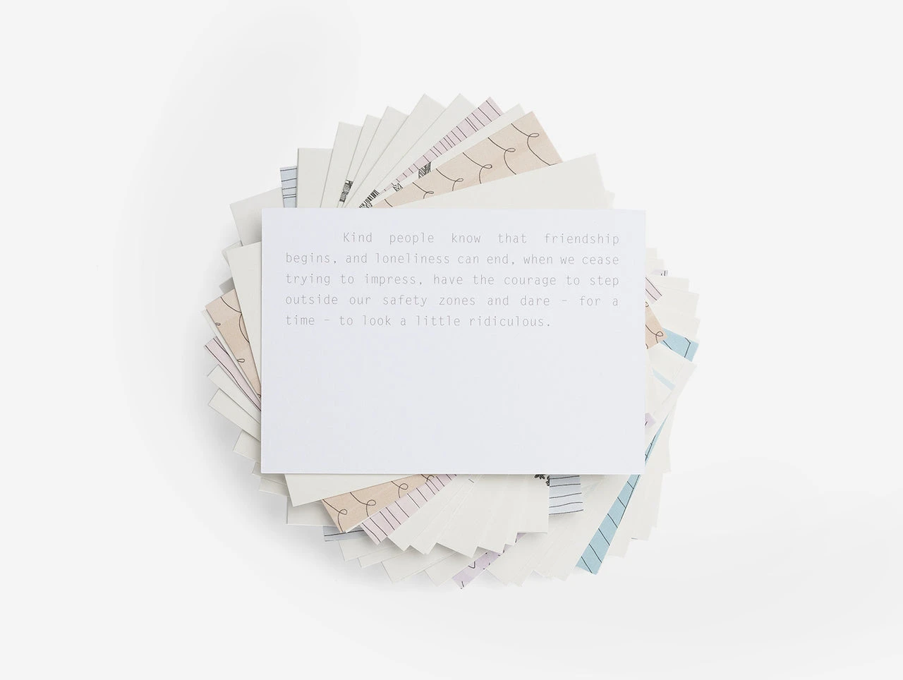 The School Of Life Kindness Prompt Cards 2 The School Of Life Kindness Prompt Cards - Image 2