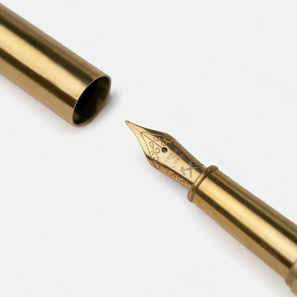 Tools To Live By Brass Fountain Pen (F Nib) 2 Tools To Live By Brass Fountain Pen (F Nib) - Image 2