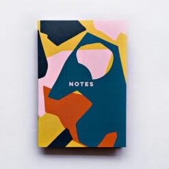 The Completist Pink Cut Out Shapes Slimline Notebook (A5)
