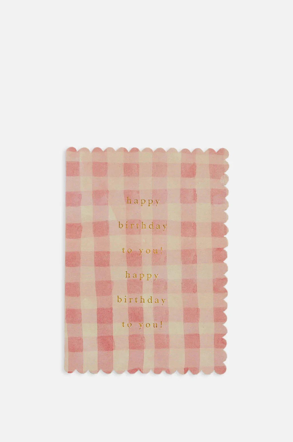 Wanderlust Pink Gingham Happy Birthday To You 2 Wanderlust Pink Gingham Happy Birthday To You - Image 2