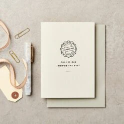 Katie Leamon Greeting Card [Super Dad]