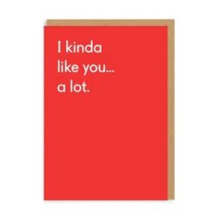 Ohh Deer Kinda Like You A Lot Greeting Card