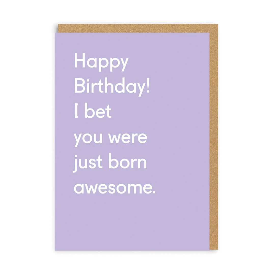 Ohh Deer Happy Birthday You Were Born Awesome Card 1 Ohh Deer Happy Birthday You Were Born Awesome Card