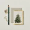 Wanderlust Christmas Tree Mini Card