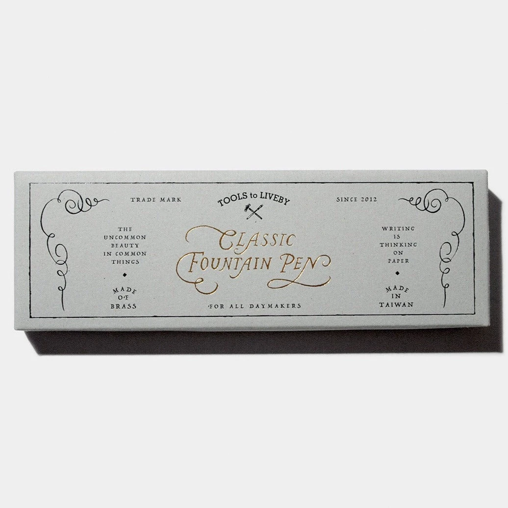 Tools To Live By Brass Fountain Pen (F Nib) 8 Tools To Live By Brass Fountain Pen (F Nib) - Image 8