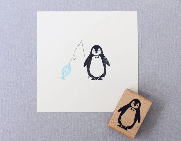 Perlenfischer Stamp - Penguin 4 Perlenfischer Stamp - Penguin - Image 4