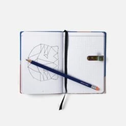 Papier Tigre Canvas Notebook (A6, Dot-Grid) - Dune -Stationery Sale Store a6 canvas notebook dune 10