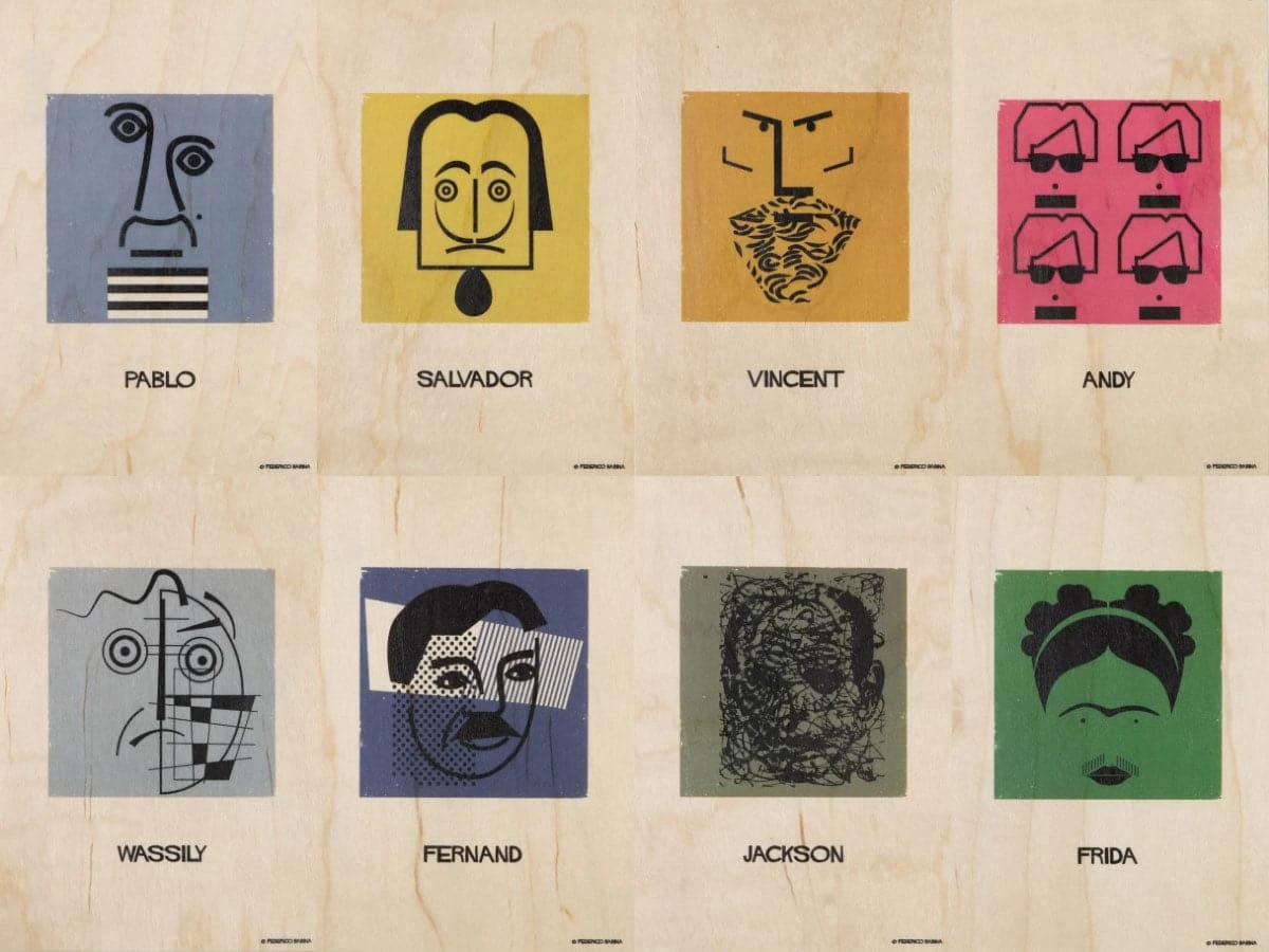 WOODHI Wooden Postcard - Portrart Keith 2 WOODHI Wooden Postcard - Portrart Keith - Image 2