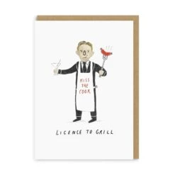 Ohh Deer Father's Day Card [Licence To Grill Greeting Card]