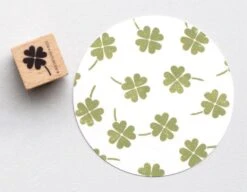 Perlenfischer Stamp - Four-Leaf Clover