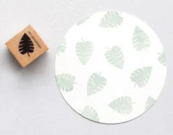 Perlenfischer Stamp - Leaf