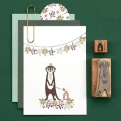 Perlenfischer Stamp - Rose Hip -Stationery Sale Store b126 laterne perlenfischer stempel 03 1