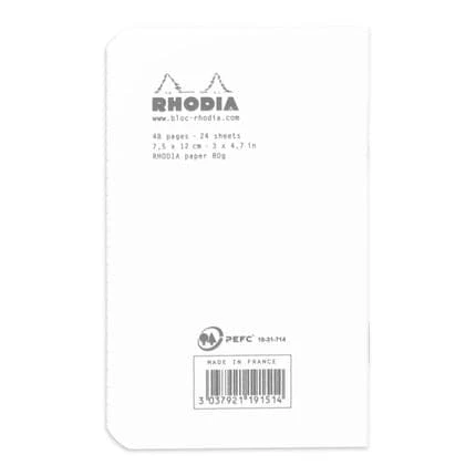 Rhodia Side-Stapled Notebook (A7, Grid) 11 Rhodia Side-Stapled Notebook (A7, Grid) - Image 11