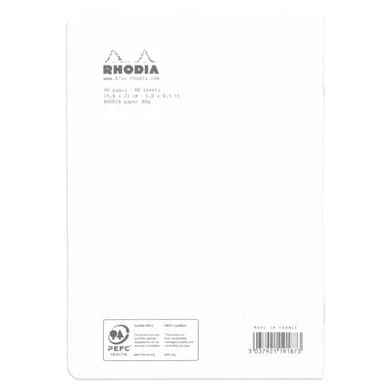 Rhodia Side-Stapled Notebook (A5, Grid) 3 Rhodia Side-Stapled Notebook (A5, Grid) - Image 3