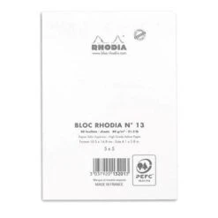 Rhodia No. 13 Head Stapled Pad (A6, Grid) 17 Rhodia No. 13 Head Stapled Pad (A6, Grid) -Stationery Sale Store big 13201c 3