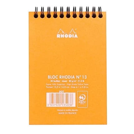 Rhodia Classic Wirebound Pad (A6, Dot Grid) 4 Rhodia Classic Wirebound Pad (A6, Dot Grid) - Image 4