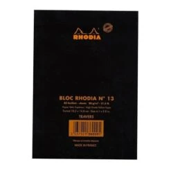 Rhodia No. 13 Head Stapled Pad (A6, Lined) 12 Rhodia No. 13 Head Stapled Pad (A6, Lined) -Stationery Sale Store big 136009c 3