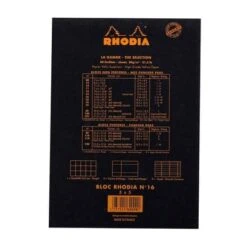 Rhodia No. 16 Head Stapled Pad (A5, Grid) 14 Rhodia No. 16 Head Stapled Pad (A5, Grid) -Stationery Sale Store big 162009c 3