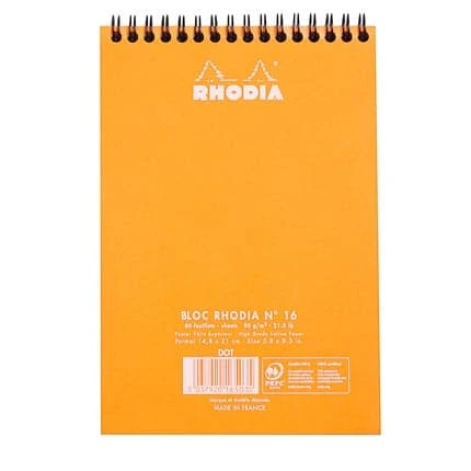 Rhodia Classic Wirebound Pad (A5, Dot Grid) 4 Rhodia Classic Wirebound Pad (A5, Dot Grid) - Image 4