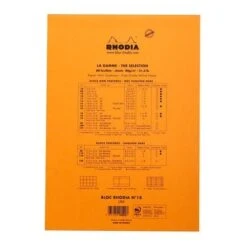 Rhodia No. 18Head Stapled Pad (A4, Plain) -Stationery Sale Store big 18000c 3
